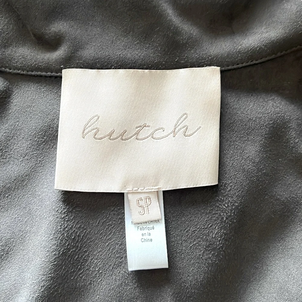 Hutch Faux Suede Leather Moto jacket - Picture 6 of 8